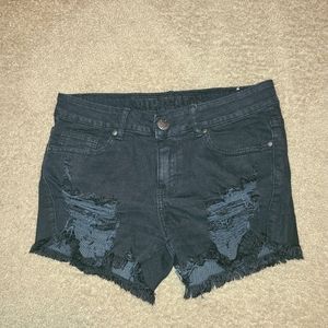 V.I.P size 5/6 black.hi waisted shorts